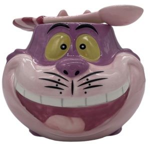 Disney Cheshire Cat Mug and Spoon Alice in Wonderland